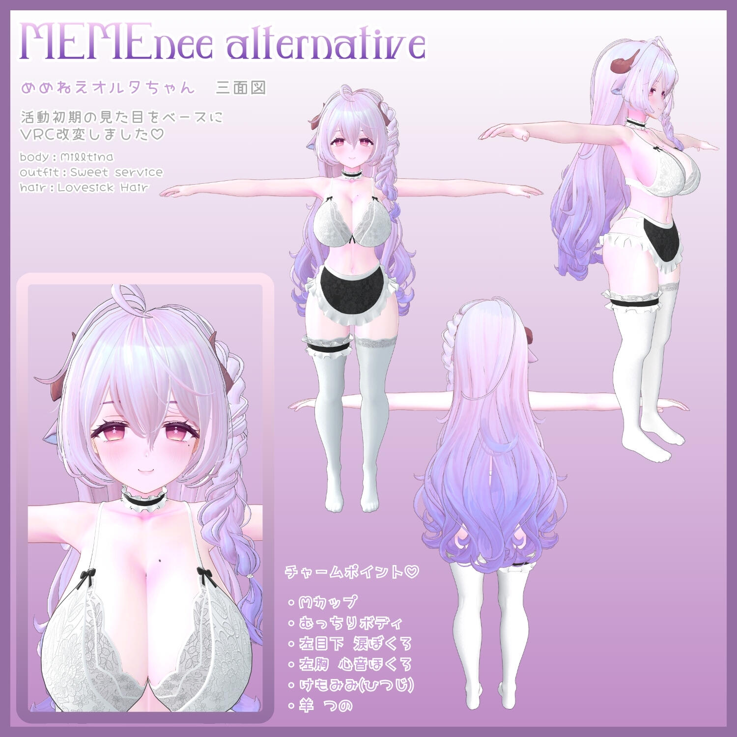 めめねえオルタ 三面図