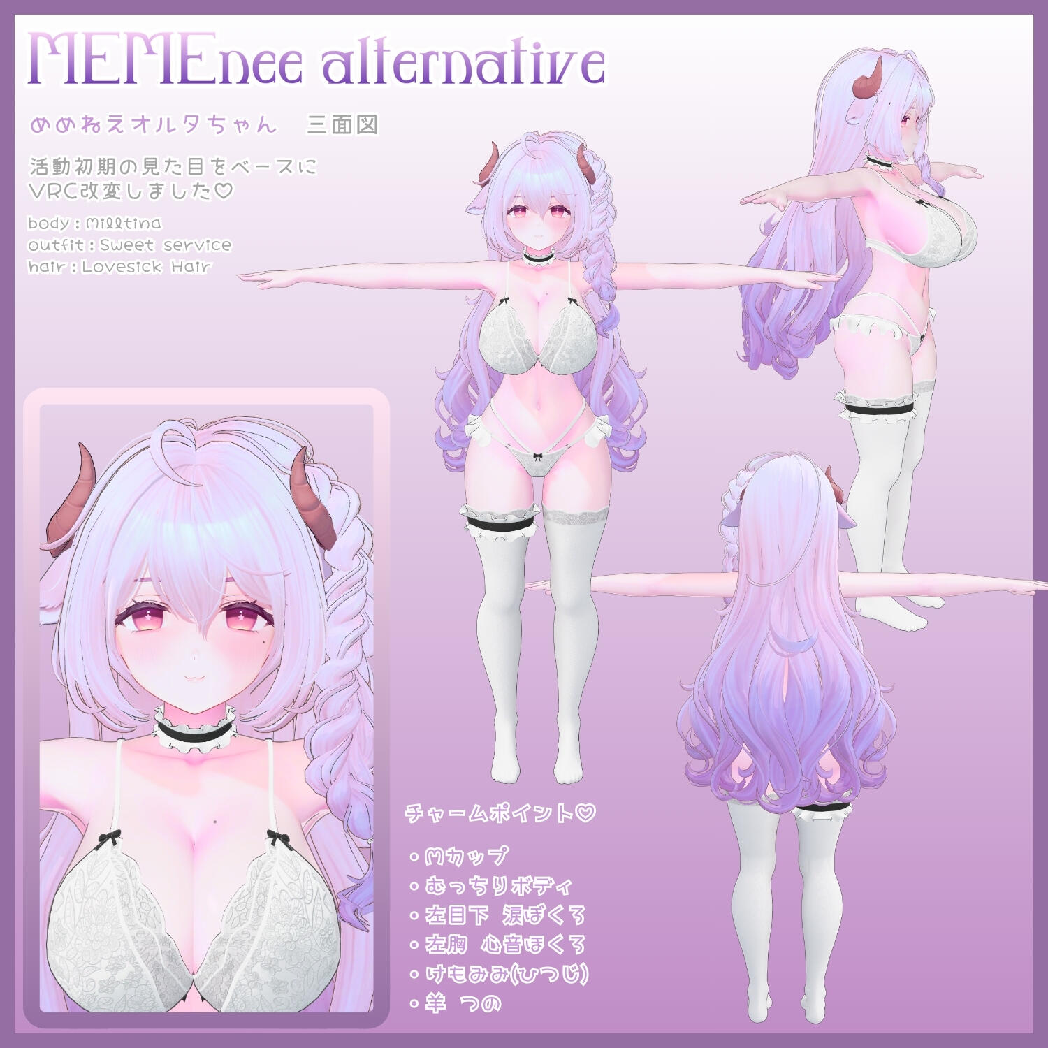 めめねえオルタ 三面図